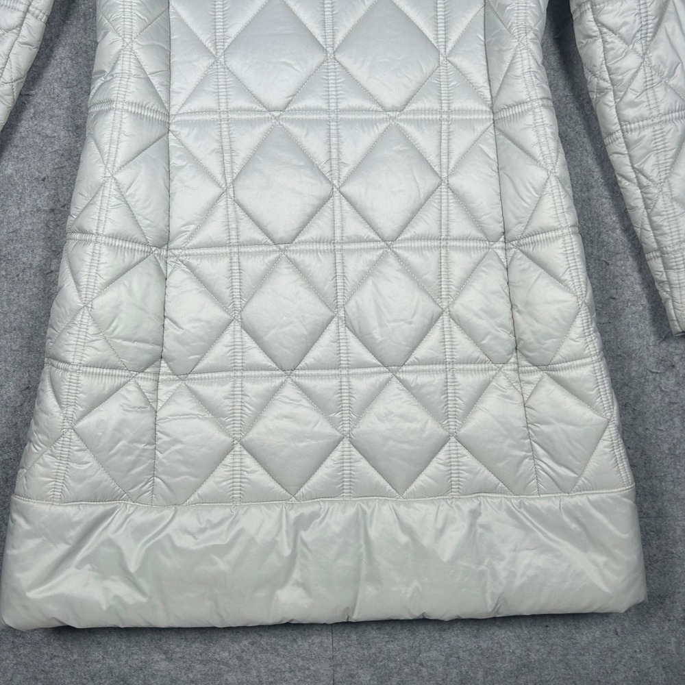 Patagonia Low sky Parka Coat Women Small Grey Fiona Quilted Puffer Jacket Winter - Picture 16 of 16
